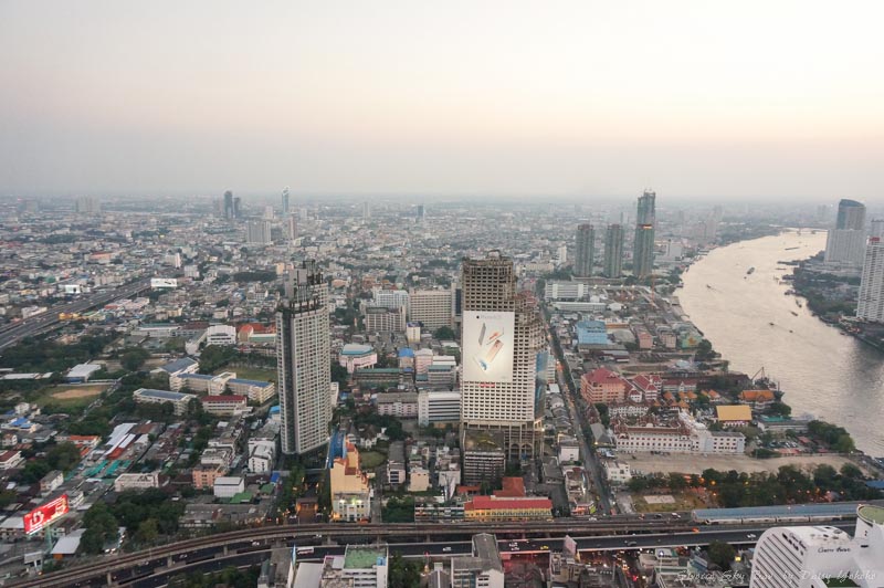 曼谷, 夜景, 曼谷夜景, Sirocco-Sky-Bar, 空中酒吧, 泰國, 泰國自助, 國外旅遊, 泰國旅遊, 蓮花酒店