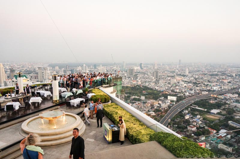 曼谷, 夜景, 曼谷夜景, Sirocco-Sky-Bar, 空中酒吧, 泰國, 泰國自助, 國外旅遊, 泰國旅遊, 蓮花酒店