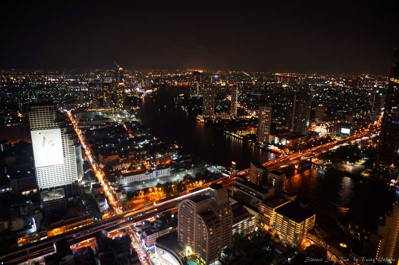 曼谷, 夜景, 曼谷夜景, Sirocco-Sky-Bar, 空中酒吧, 泰國, 泰國自助, 國外旅遊, 泰國旅遊, 蓮花酒店