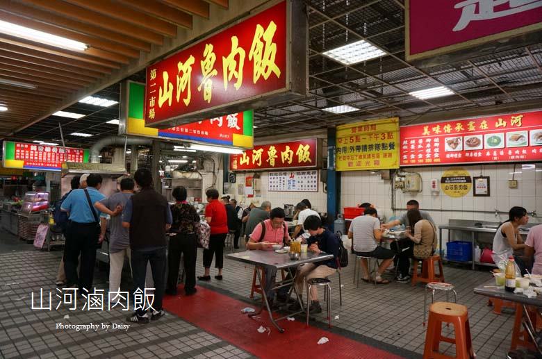 山河魯肉飯, 台中第二市場, 台中美食, 台中小吃, 山河滷肉飯