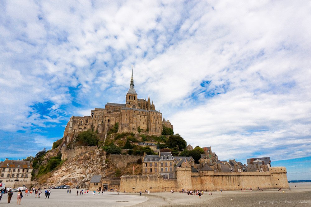 巴黎, 法國景點, 聖米歇爾山, SaintMichel, Mont-Saint-Michel, 西法景點, 世界文化遺產, 黛西優齁, 黛西環歐, 環歐之旅, 歐洲自助, 法國自助