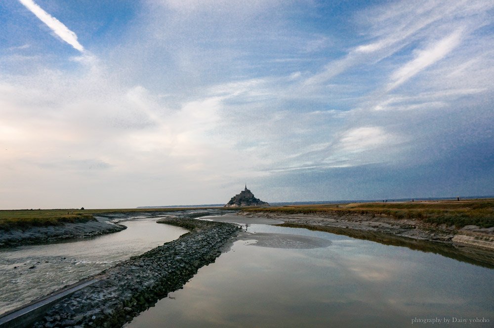 法國景點, 聖米歇爾山, SaintMichel, Mont-Saint-Michel, 西法景點, 世界文化遺產, 黛西優齁, 黛西環歐, 環歐之旅, 歐洲自助, 法國自助