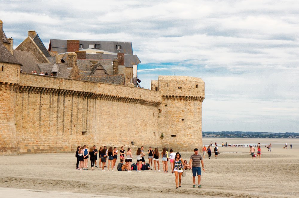 法國景點, 聖米歇爾山, SaintMichel, Mont-Saint-Michel, 西法景點, 世界文化遺產, 黛西優齁, 黛西環歐, 環歐之旅, 歐洲自助, 法國自助