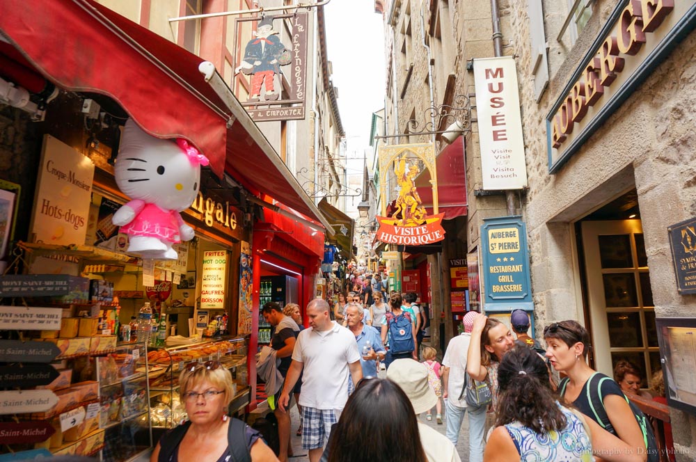 法國景點, 聖米歇爾山, SaintMichel, Mont-Saint-Michel, 西法景點, 世界文化遺產, 黛西優齁, 黛西環歐, 環歐之旅, 歐洲自助, 法國自助