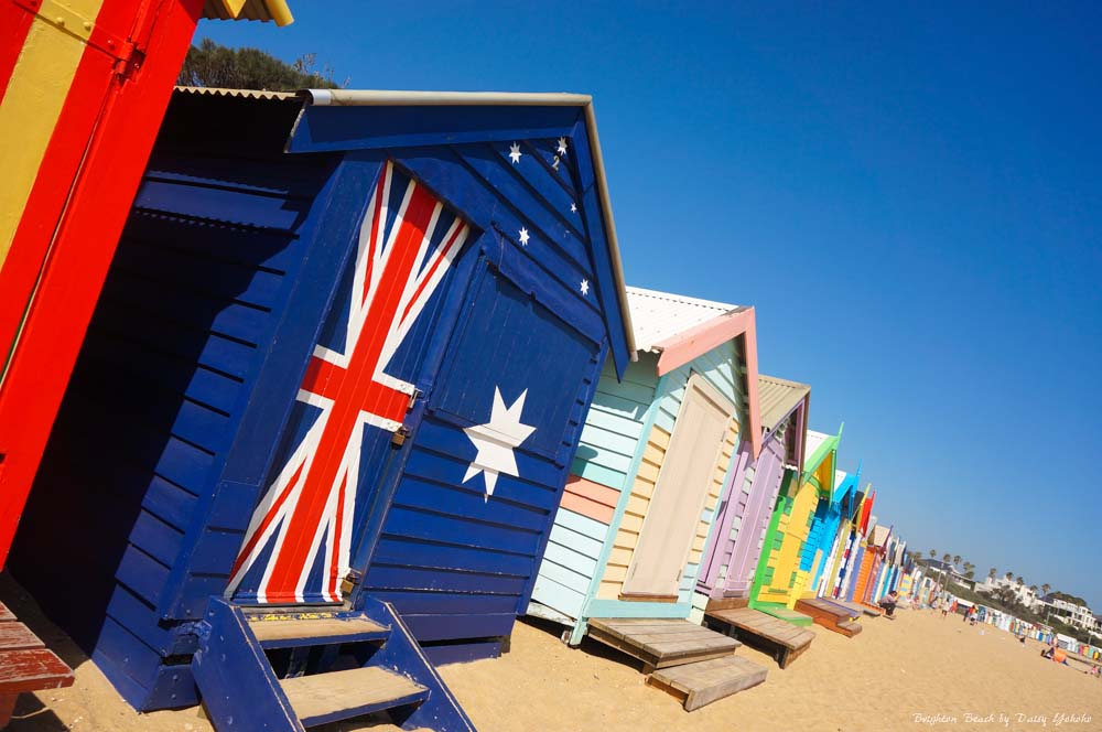 澳洲,澳洲自由行,澳洲自助,墨爾本,澳洲景點,墨爾本景點,彩虹小屋,Brighton Beach,澳洲彩虹小屋, melbourne