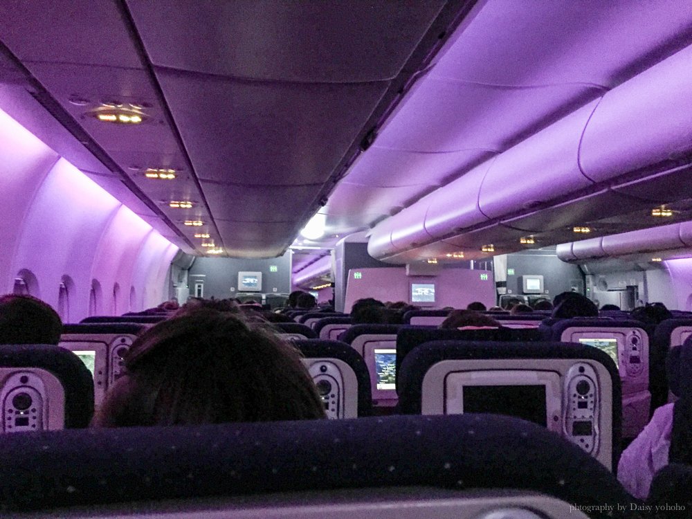 法國航空A380內的光線變化。 法國航空A380內的光線變化。