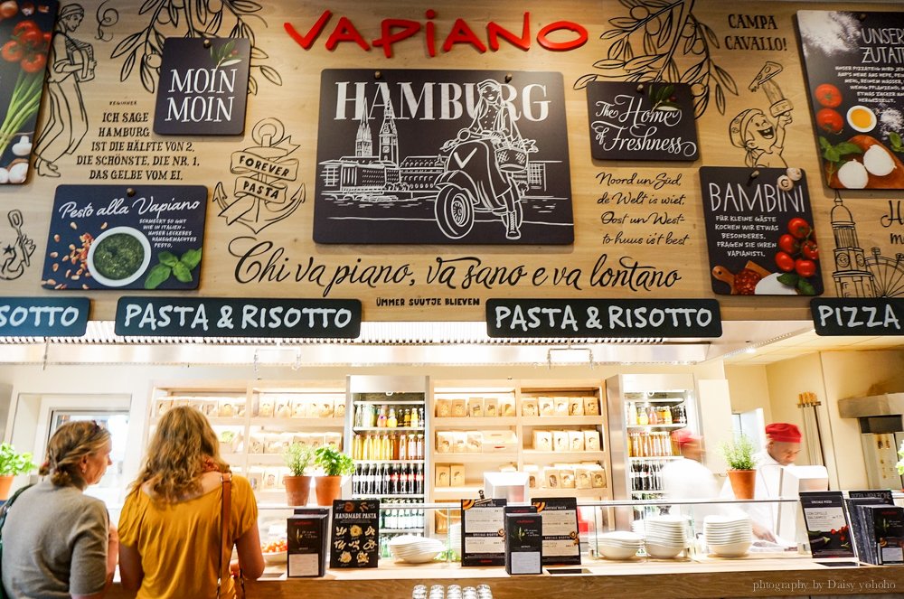 vapiano,hamburg,德國,漢堡,義大利麵,義大利麵連鎖店,德國美食,漢堡美食,自助式,歐洲,歐洲旅遊,德國自助