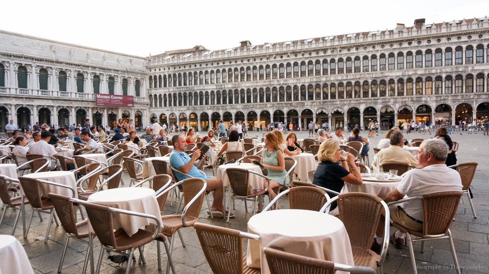 義大利美食, 威尼斯美食, 威尼斯下午茶, 歐洲旅遊, 義大利咖啡, 威尼斯咖啡館, 佛羅里安咖啡館, 歐洲自助旅行