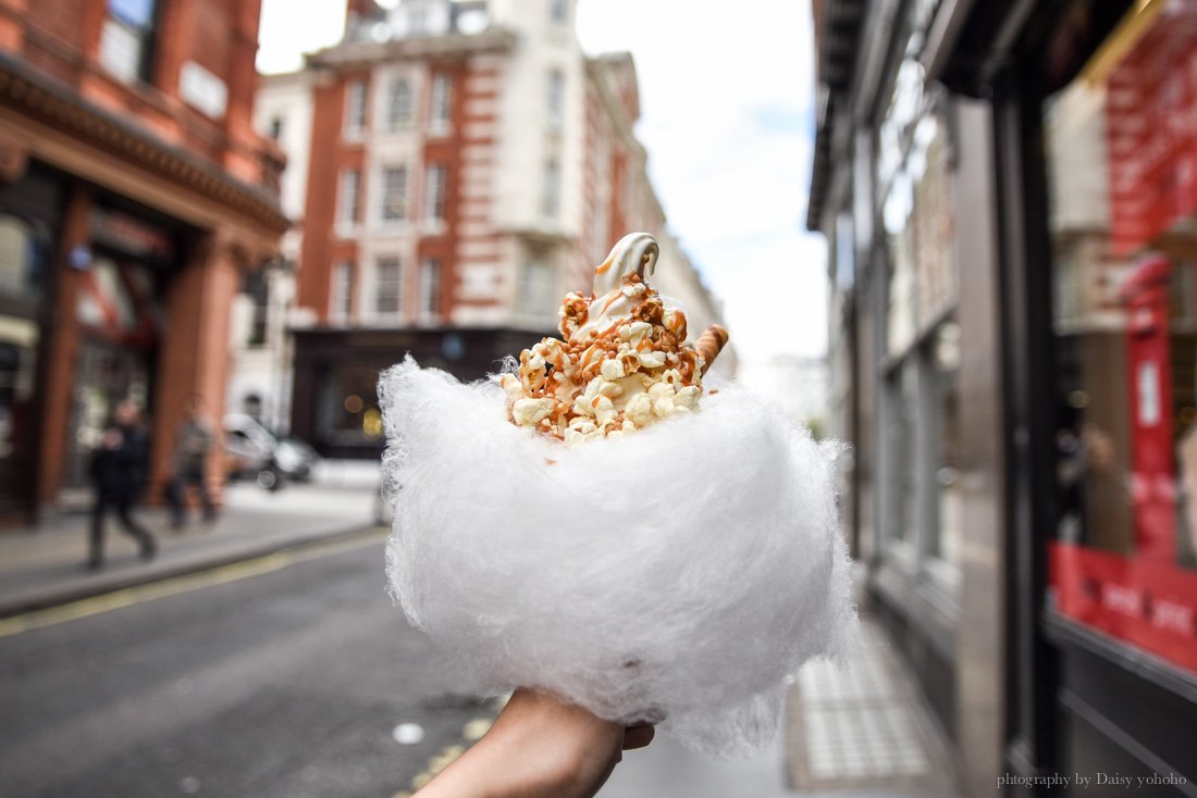 倫敦甜點, 雲朵冰淇淋, 棉花糖冰淇淋, Milk Train, 倫敦自由行, 英國自助旅行, IG打卡