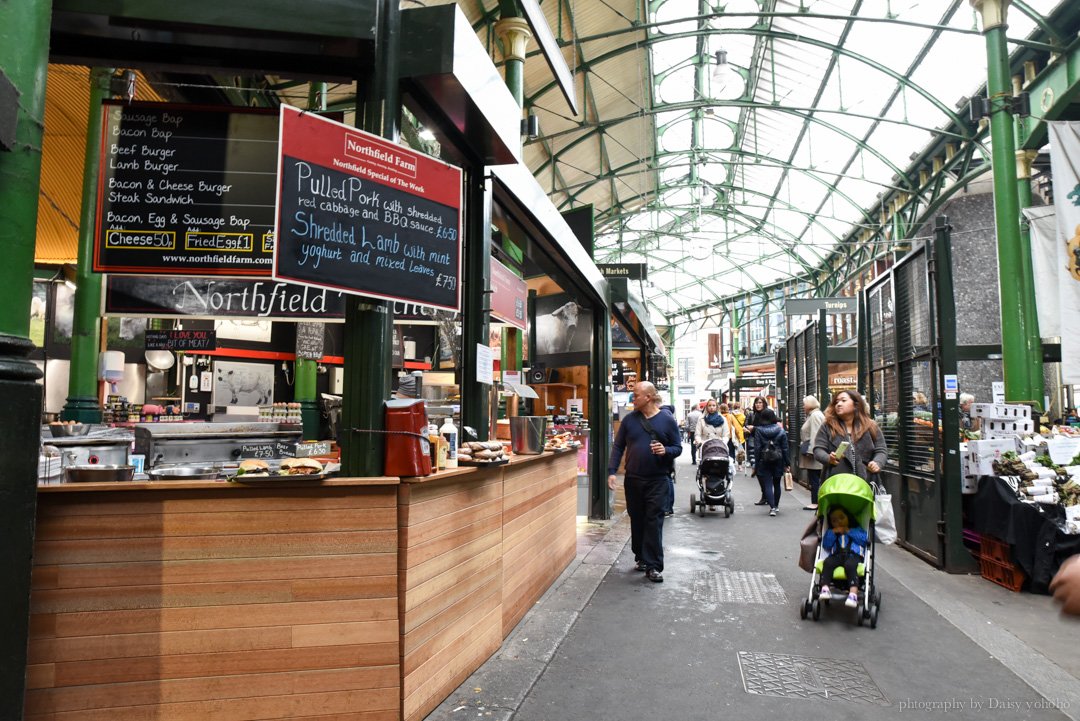 倫敦美食推薦, 倫敦百年市集, 波羅市場, borough market, 倫敦橋站, 英國自助旅行