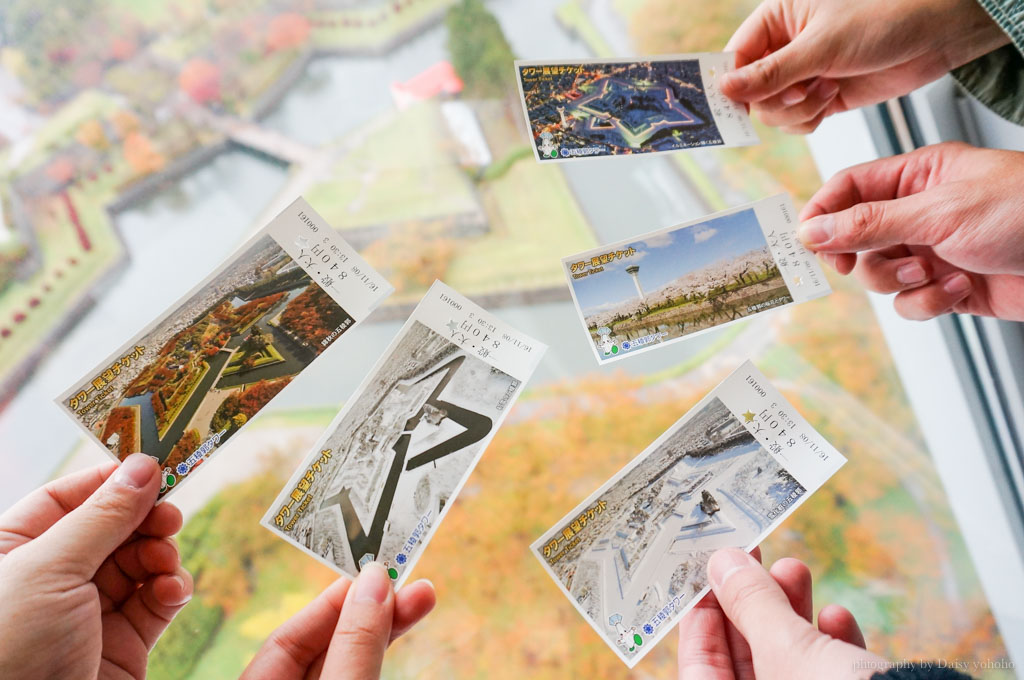 五稜郭, 五稜郭塔, 函館景點, 北海道, 五稜郭冰淇淋, 星型碉堡, Goryokaku-Tower