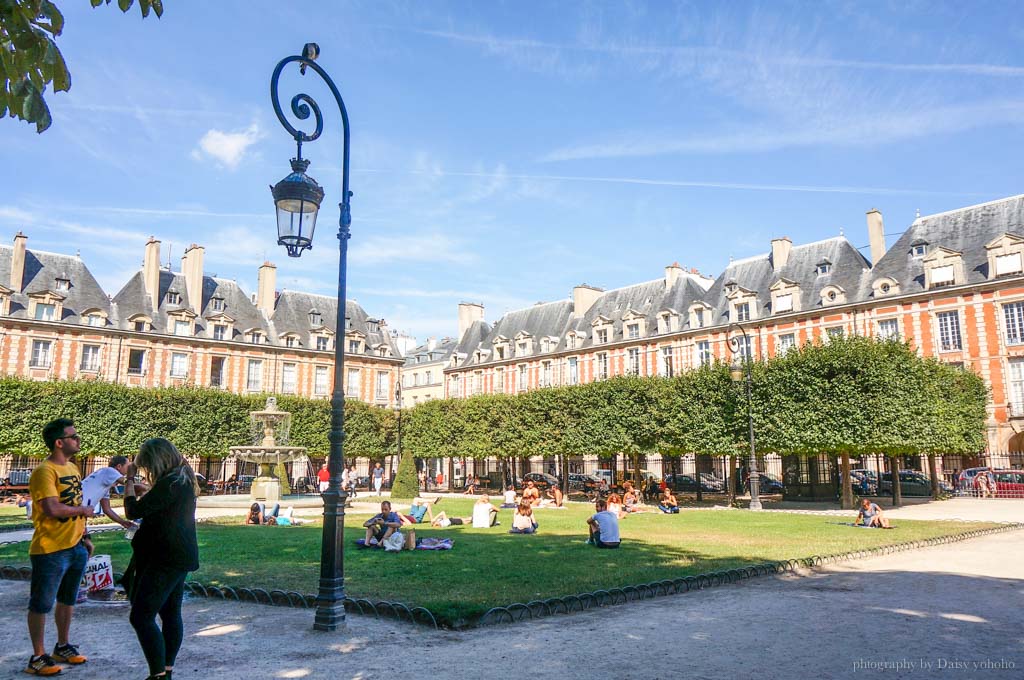 Place-des-Vosges, 孚日廣場, 巴黎景點, 巴黎自助旅行, 法國自助. 歐洲旅遊, 巴士底, 雨果故居, 瑪黑區