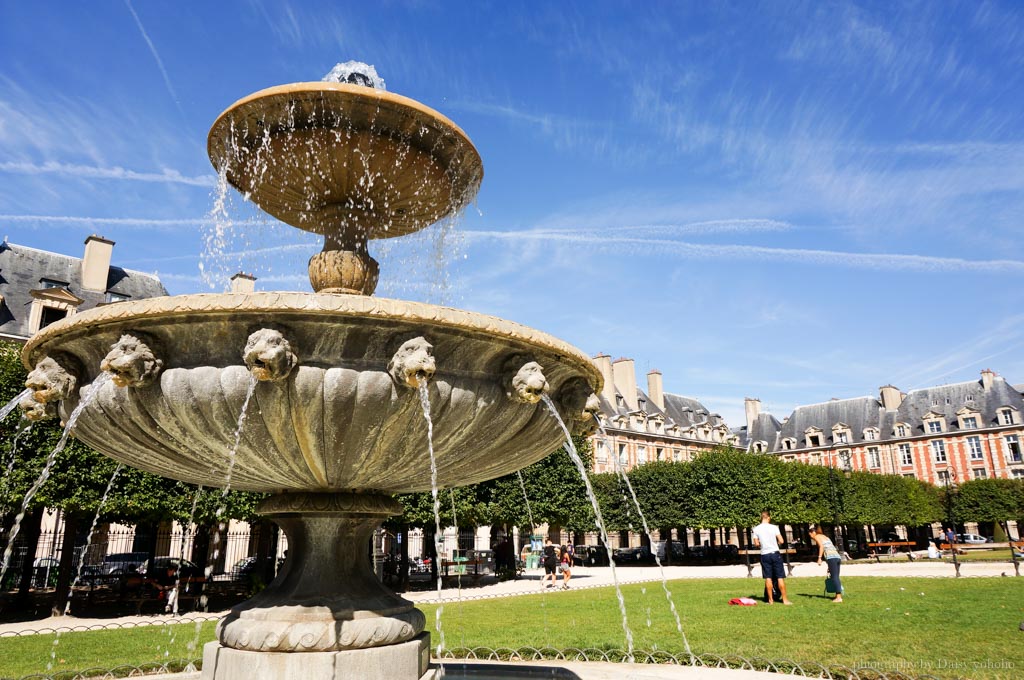 Place-des-Vosges, 孚日廣場, 巴黎景點, 巴黎自助旅行, 法國自助. 歐洲旅遊, 巴士底, 雨果故居, 瑪黑區