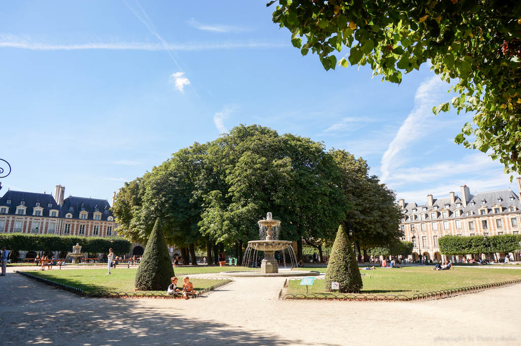 Place-des-Vosges, 孚日廣場, 巴黎景點, 巴黎自助旅行, 法國自助. 歐洲旅遊, 巴士底, 雨果故居, 瑪黑區