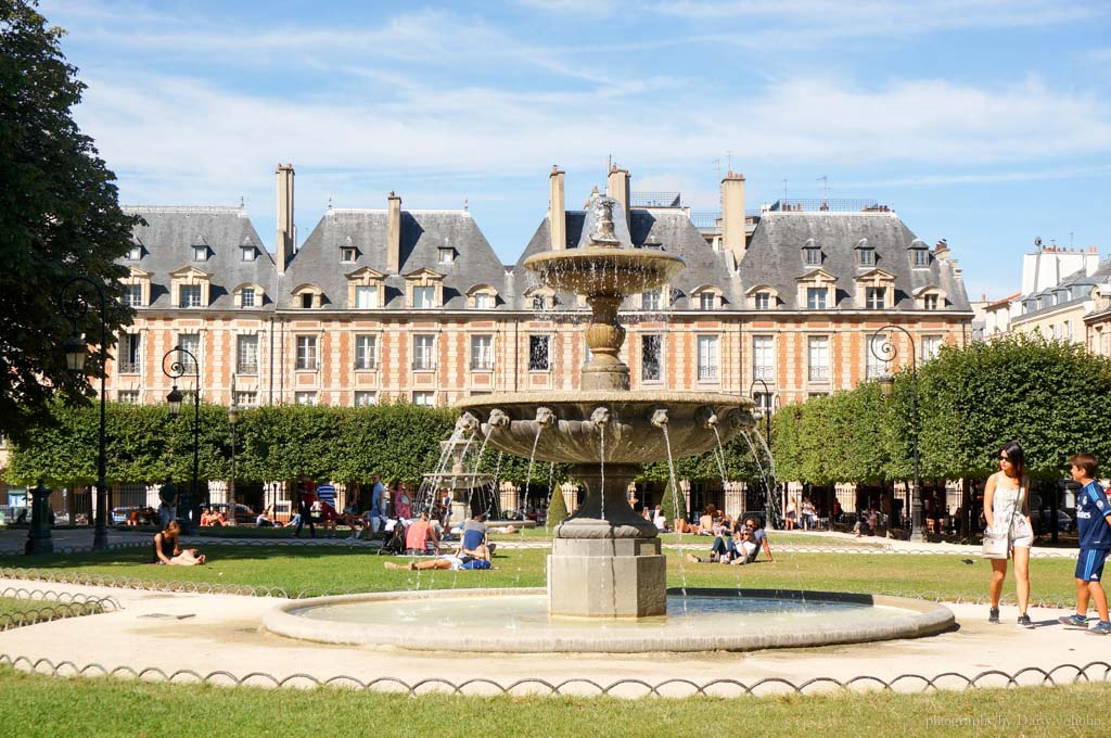 Place-des-Vosges, 孚日廣場, 巴黎景點, 巴黎自助旅行, 法國自助. 歐洲旅遊, 巴士底, 雨果故居, 瑪黑區