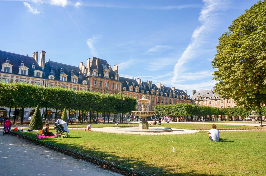 Place-des-Vosges, 孚日廣場, 巴黎景點, 巴黎自助旅行, 法國自助. 歐洲旅遊, 巴士底, 雨果故居, 瑪黑區