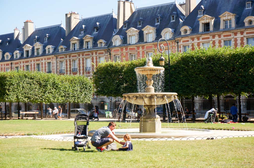 Place-des-Vosges, 孚日廣場, 巴黎景點, 巴黎自助旅行, 法國自助. 歐洲旅遊, 巴士底, 雨果故居, 瑪黑區