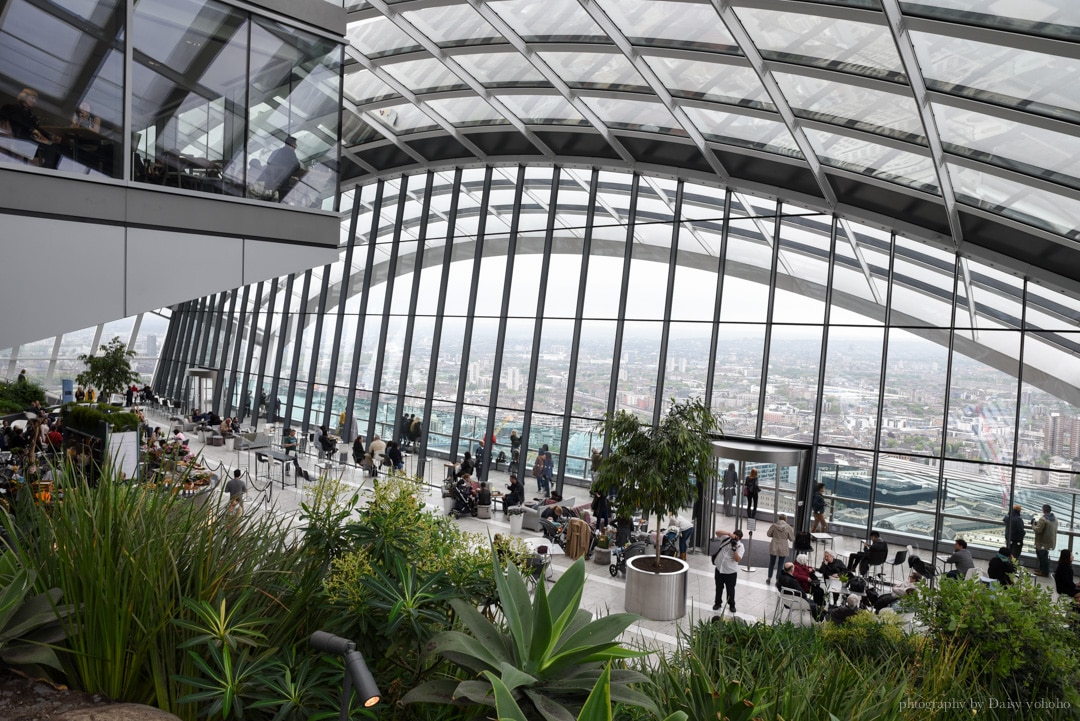 skygarden, 英國倫敦, 倫敦景點, 空中花園, 免費觀景台, 空中酒吧, 倫敦十大景點之一