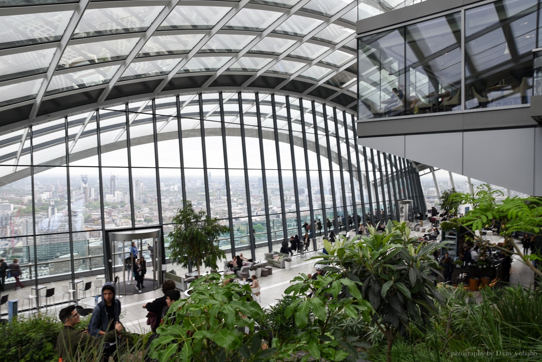 skygarden, 英國倫敦, 倫敦景點, 空中花園, 免費觀景台, 空中酒吧, 倫敦十大景點之一