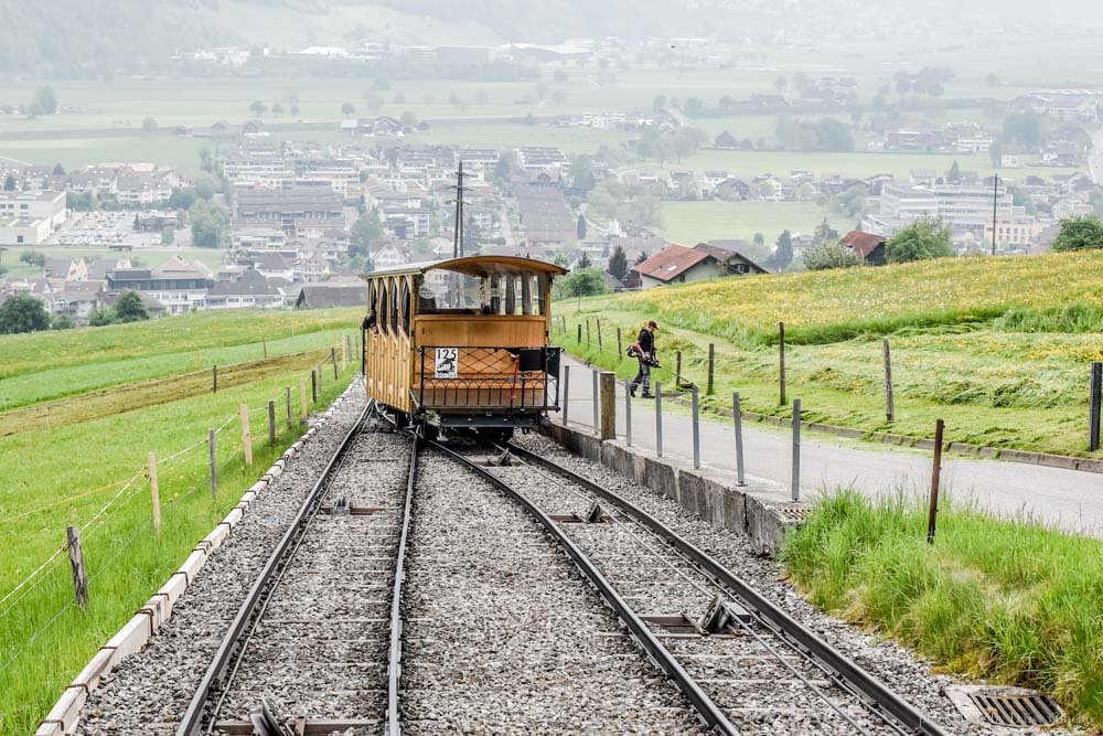 stanserhorn, 瑞士火車, 石丹峰, Stans, 琉森, 復古火車, 敞篷纜車, 瑞士自由行, 瑞士旅行通行證