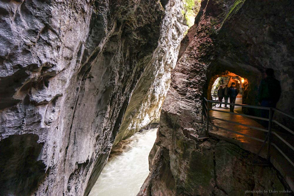 阿勒河峽谷, Aare Gorge, 瑞士自由行, 瑞士景點, 瑞士自助, 茵特拉肯, 邁林根, 阿勒河