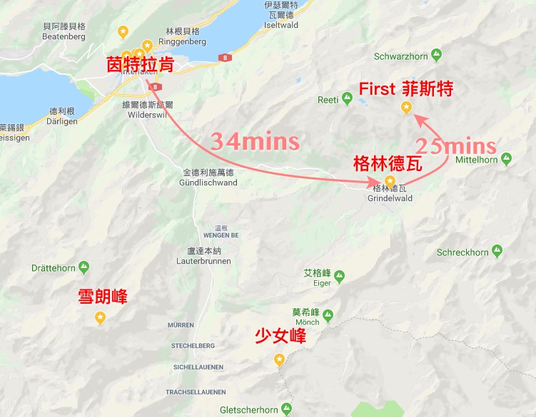 first map, first adventure, First, 菲斯特, 少女峰區, 瑞士纜車, 卡丁車, 高空飛索, 滑板自行車, Grindelwald, 格林德瓦, 瑞士自助