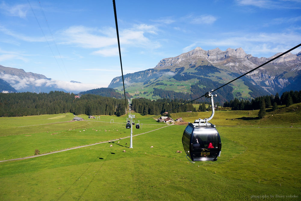 titlis, 鐵力士山, 瑞士自由行, 瑞士自助旅行, 瑞士纜車, 旋轉纜車, 英格堡