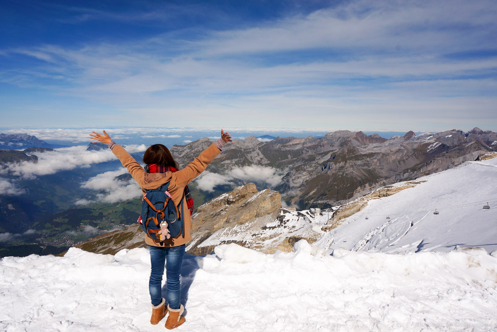 titlis, 鐵力士山, 瑞士自由行, 瑞士自助旅行, 瑞士纜車, 旋轉纜車, 英格堡