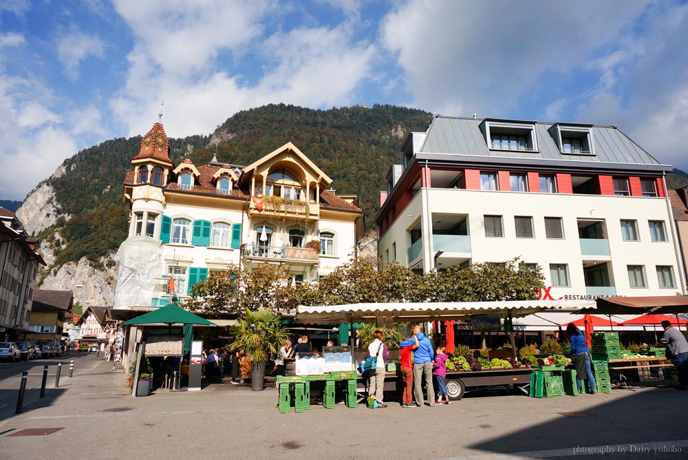 interlaken, 茵特拉肯, 瑞士自助, 瑞士自由行, 瑞士, 茵特拉肯飛行傘, 馬車