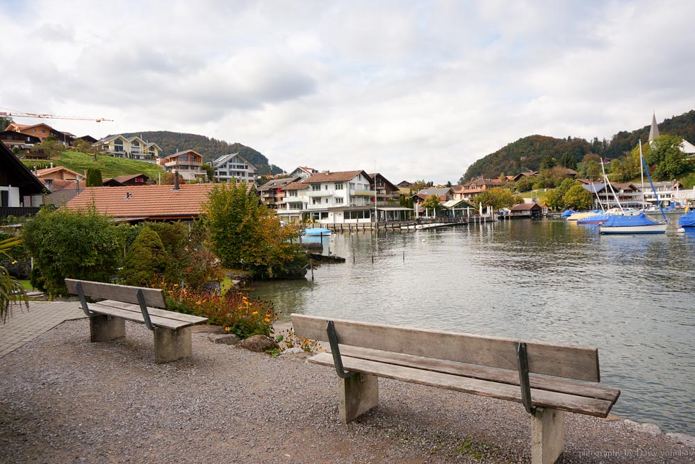 spiez, 施皮茲, 圖恩湖, Thunersee, 瑞士小鎮, 瑞士遊船