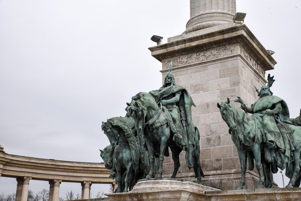 英雄廣場, 布達佩斯自由行, 布達佩斯自助, 布達佩斯景點, 匈牙利, 千年紀念碑