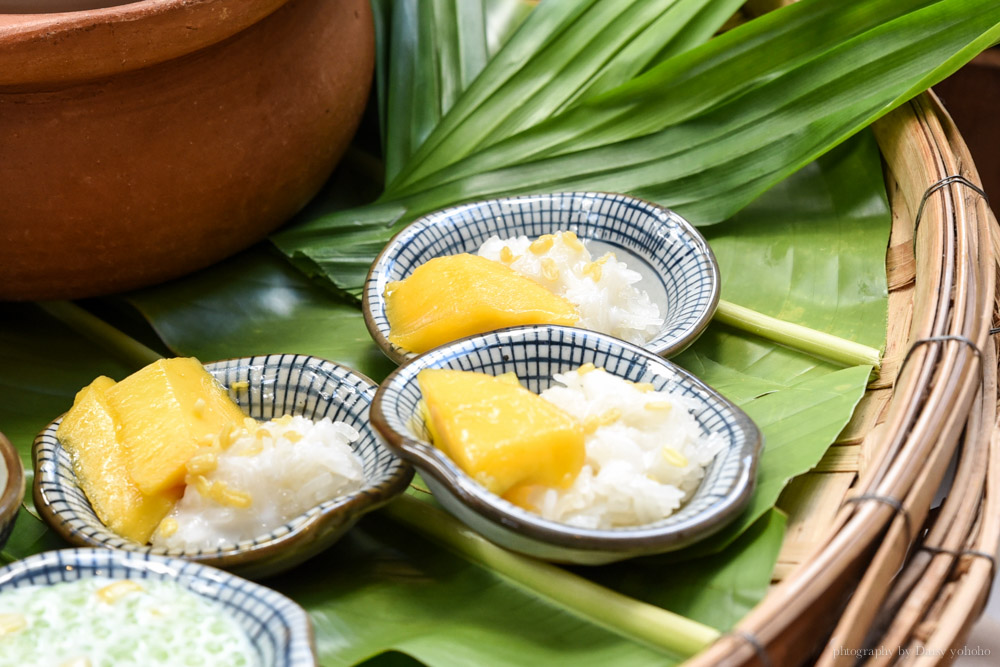 泰國水果, 泰國小吃, 泰國美食, 芒果糯米, 泰國甜點