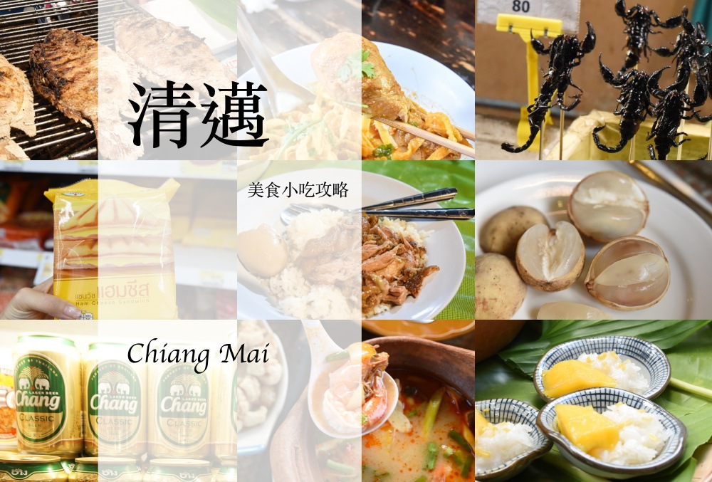 清邁美食, 清邁小吃, 清邁自助, 清邁自由行, 泰國水果, 泰國美食, 芒果糯米, 泰國啤酒, 冬陰功, 咖哩雞肉麵