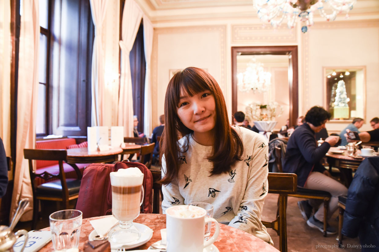 Demel Cafe, 德梅爾蛋糕店, 維也納咖啡館, 維也納美食, 維也納下午茶, 熱巧克力, 沙赫蛋糕, 沙河蛋糕