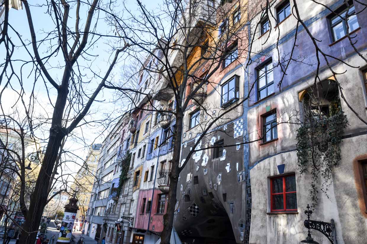 Hunderwasserhaus, 漢德瓦薩之家, 維也納景點, 百水藝術村, 奧地利自助, 奧地利自由行