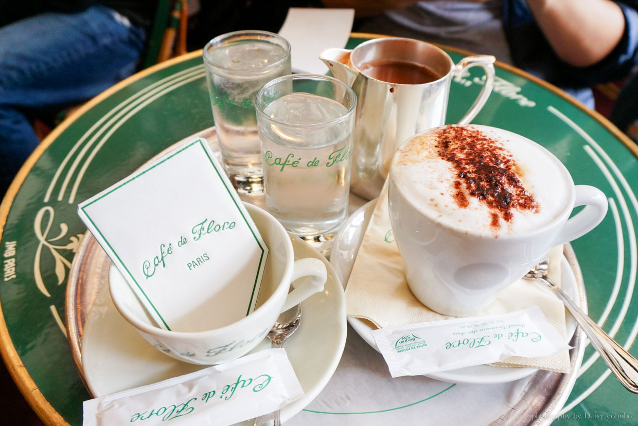 花神咖啡, Cafe de Flore, 左岸咖啡館, 巴黎咖啡館, 巴黎美食, 巴黎下午茶