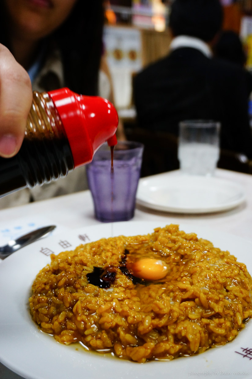 大阪美食, 心齋橋, 自由軒本店, 日式洋食, 蛋包飯, 咖哩飯, 難波美食