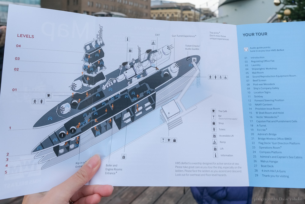 HMS belfast, 貝爾法斯特號, 泰晤士河軍艦, 帝國戰爭博物館, 倫敦景點, 倫敦塔戰艦, 英國自由行, 倫敦自助