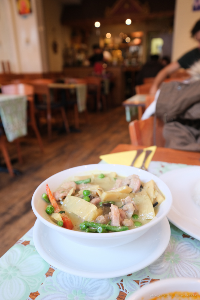 Kanok Thai Restaurant, 布萊頓美食, Brighton 泰式料理, Brighton 亞洲食物, 商業午餐, 綠咖哩雞, 英國遊學