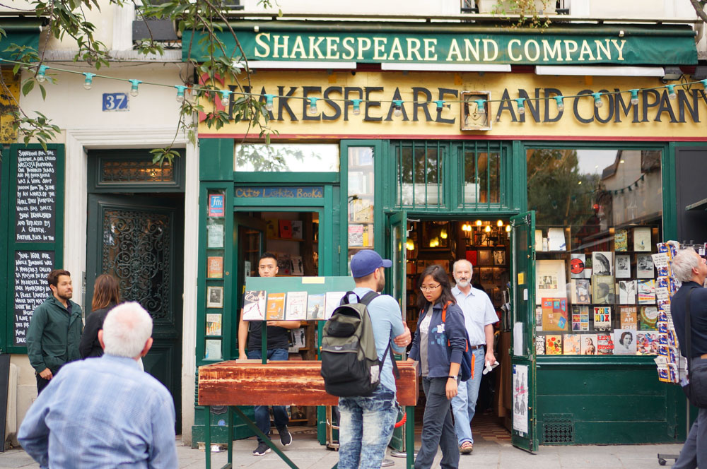 Shakespeare & Company, 莎士比亞書店, 左岸景點, 巴黎景點, 巴黎自由行, 法國自助