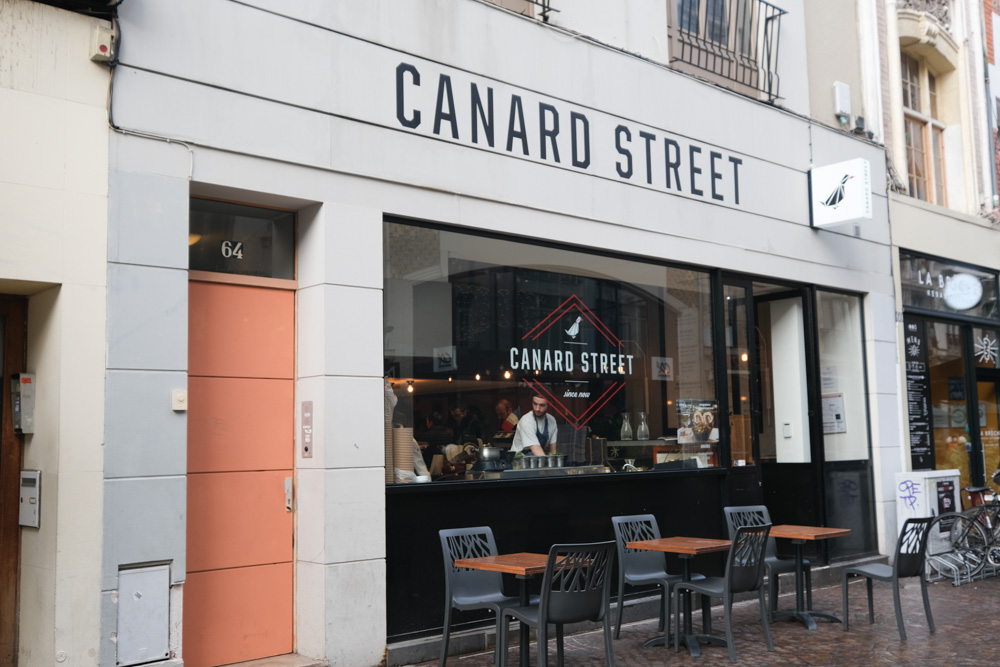 Canard Street, 法國油封鴨腿, 鴨肉漢堡, 里爾美食, 法國美食, 油封鴨漢堡, 法國平價連鎖餐廳