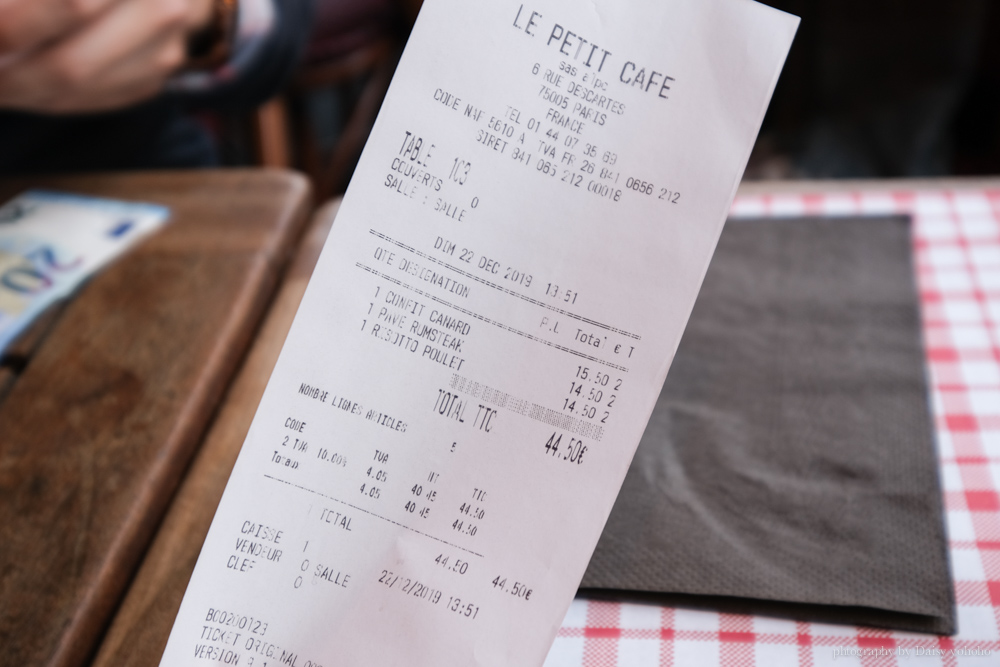Le Petit Café, 法式料理, 巴黎小餐館, 油封鴨, 牛排, 雞肉燉飯, 萬神殿美食