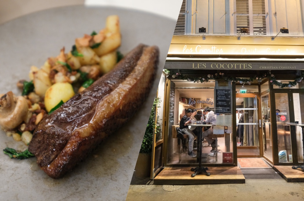 Les Cocottes, 艾菲爾鐵塔美食, 巴黎鐵塔美食, 米其林主廚餐廳, 紅酒燉牛肉, 鴨胸, 晚間套餐, 法式料理