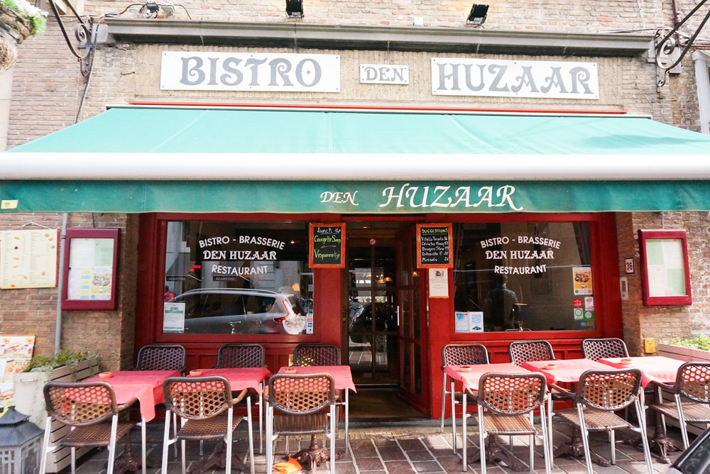 Den huzaar, 比利時美食, 布魯日美食, Brugge 美食, 布魯日餐廳, 布魯日淡菜鍋, 比利時淡菜