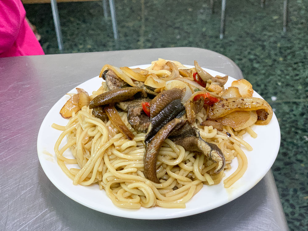 生炒鱔魚麵, 嘉義美食, 嘉義文化路美食, 嘉義小吃, 青蛙湯, 生炒腰只, 生炒鱔魚麵, 錦魯麵