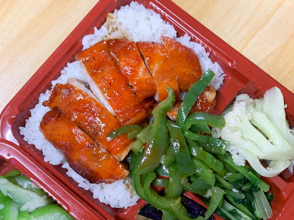 台林街美食, 嘉義美食, 嘉義燒臘, 蜜汁雞腿飯, 鹹豬肉飯, 排隊店