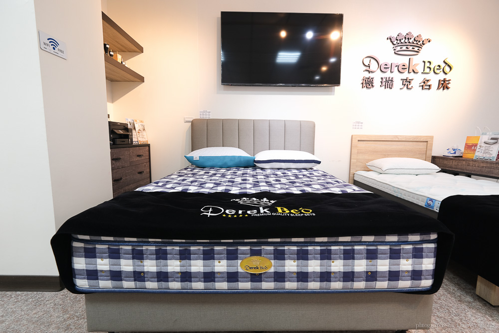 德瑞克名床, derekbed, 平價床墊, 床架, 抗菌枕, 獨立筒床墊, 保潔墊