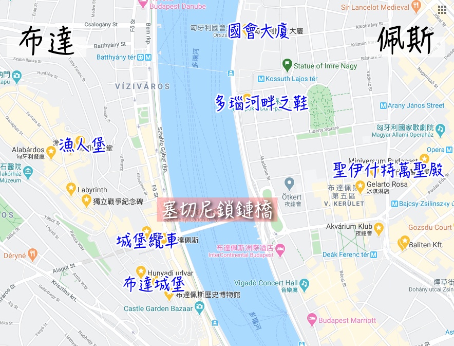 鎖鏈橋, 布達佩斯景點, 布達佩斯自由行, 匈牙利自助旅行, Széchenyi Lánchíd