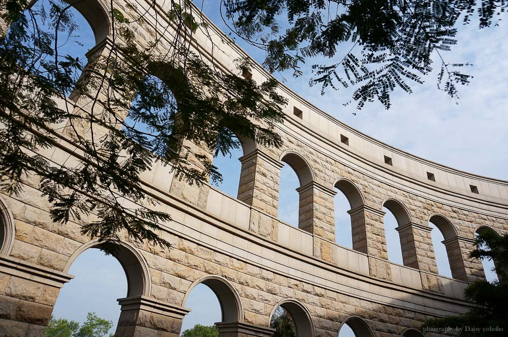 亞洲大學, Asia University, 台中景點, 霧峰景點, 羅馬競技場, 圓頂建築, 安藤忠雄設計, 婚紗地點