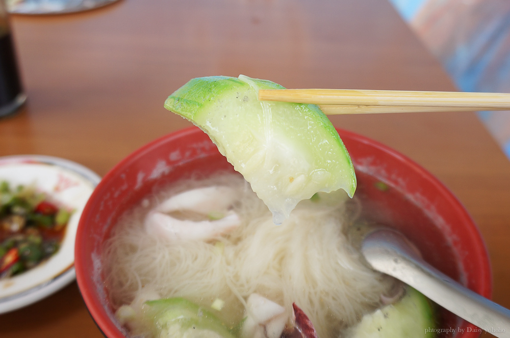 小萍的店, 澎湖西嶼, 西嶼美食, 澎湖小管麵線, 澎湖美食, 絲瓜小管麵線